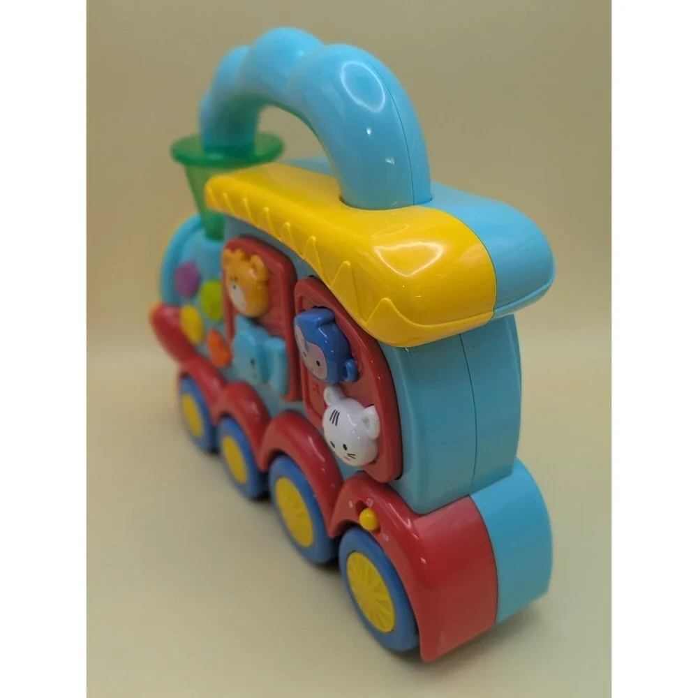 Big Steps Musical Baby Animal Train Toy Light Up Sound Interactive Toddler Choo